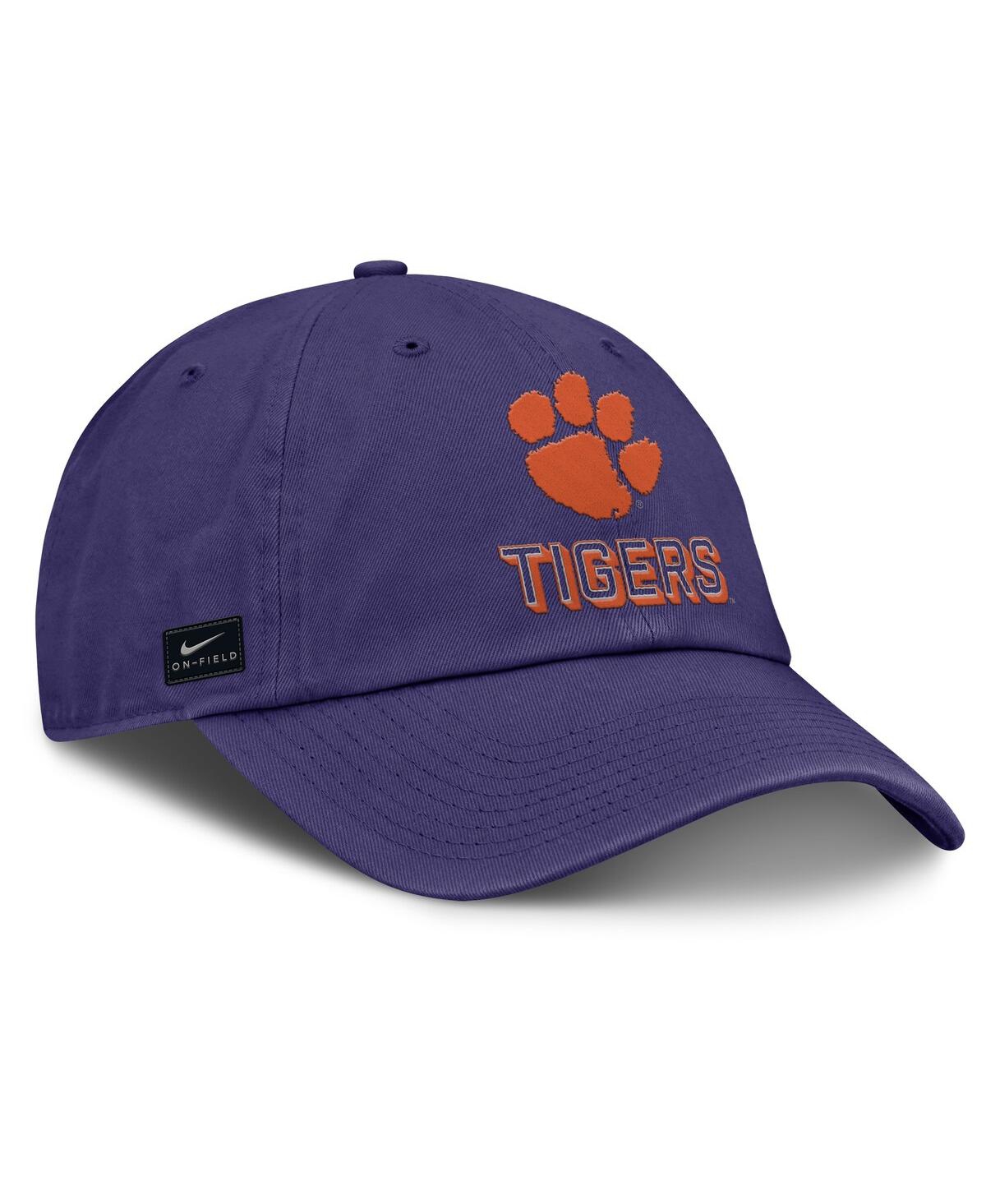 Nike Men's Purple Clemson Tigers 2025 On-field Club Adjustable Hat In Purple