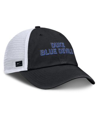 Men's Black Duke Blue Devils 2025 Gameday On-Field Club Adjustable Trucker Hat