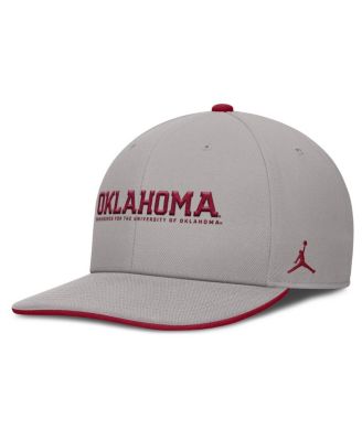 Jordan - Men's Gray Oklahoma Sooners 2025 On-Field Pro Performance Adjustable Hat