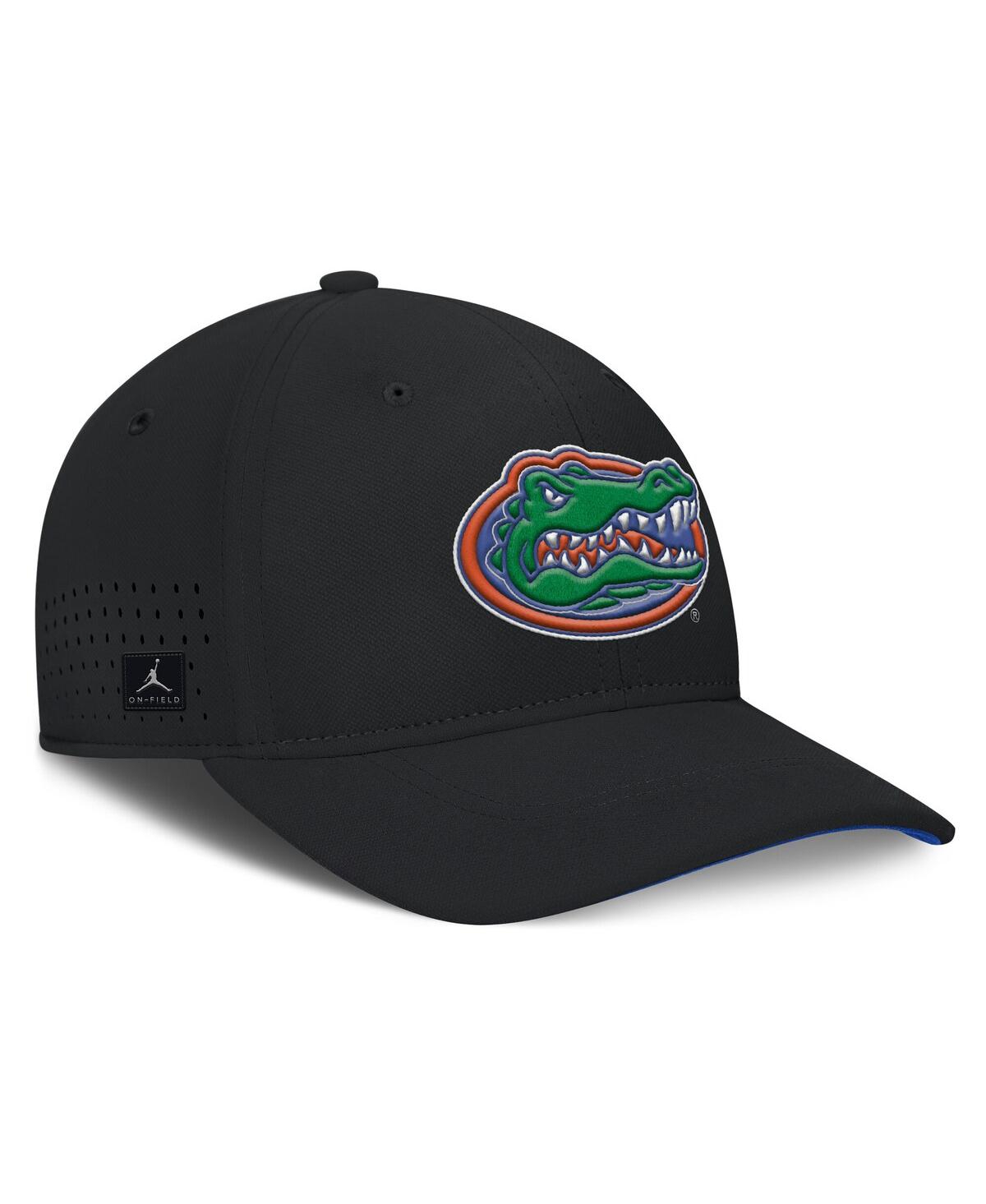 Jordan Men's Black Florida Gators 2025â On-field Gameday Performance Flex Hat In Black