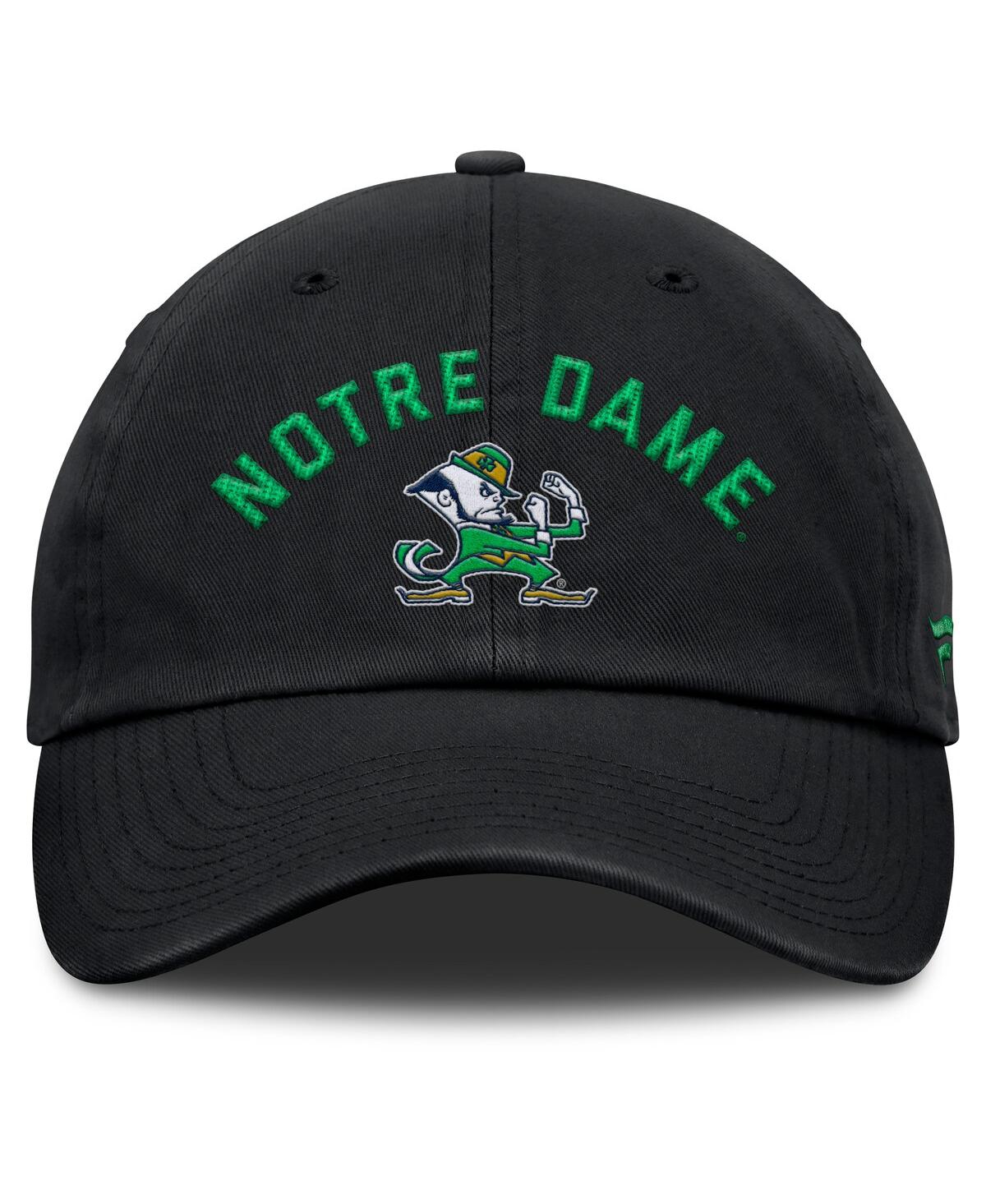 Fanatics Men's Black Notre Dame Fighting Irish Myth Adjustable Hat In Black