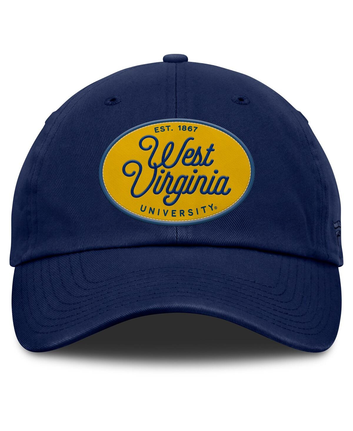 Fanatics Women's Navy West Virginia Mountaineers Candid Adjustable Hat In Blue