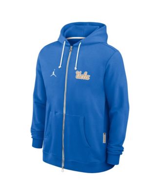 Men's Blue UCLA Bruins 2025 Sideline Performance Full-Zip Hoodie