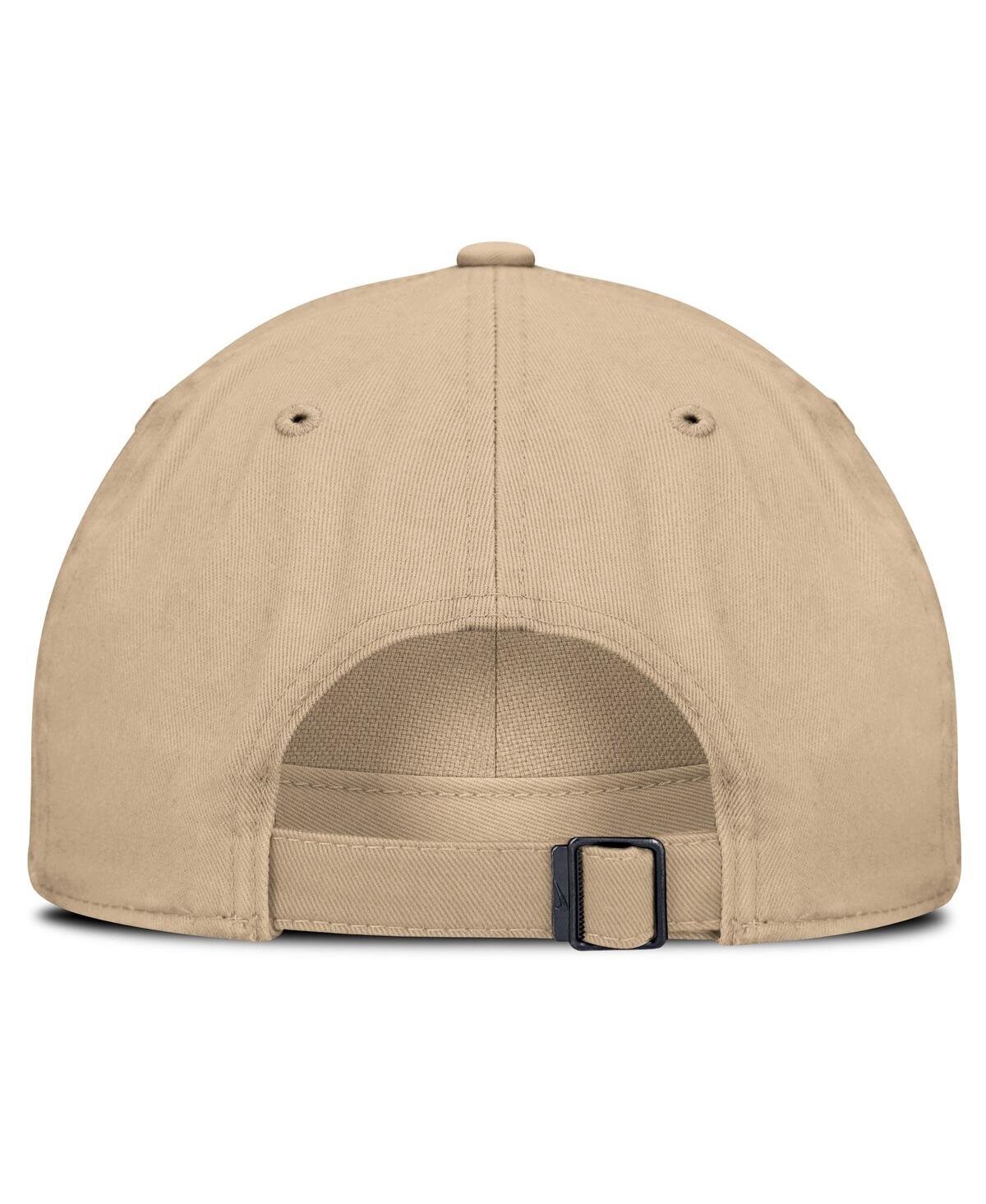 Nike Men's Khaki San Diego Padres Club Adjustable Hat In Brown