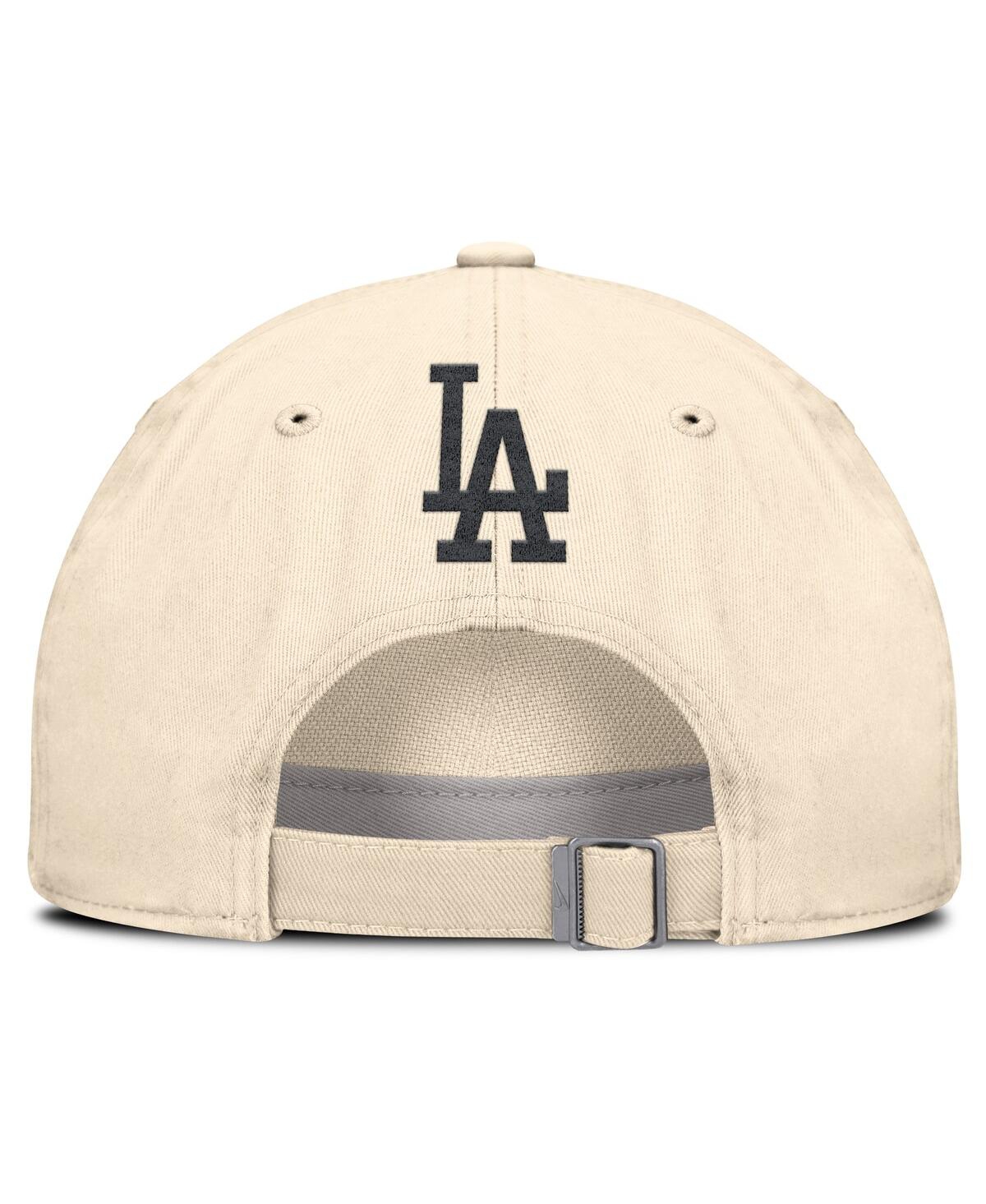 Nike Men's Natural Los Angeles Dodgers Camo Pack Club Adjustable Hat In Brown