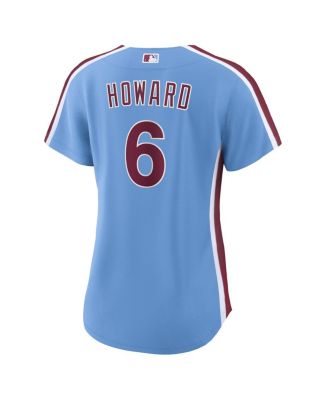 Women's Ryan Howard Light Blue Philadelphia Phillies Replica Jersey