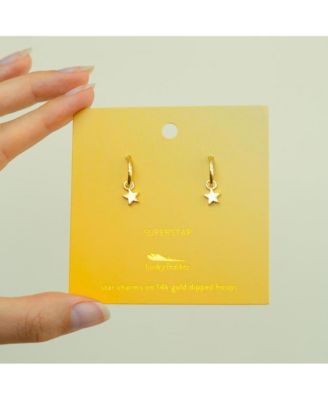 Hoops with Drop - Star - SUPER