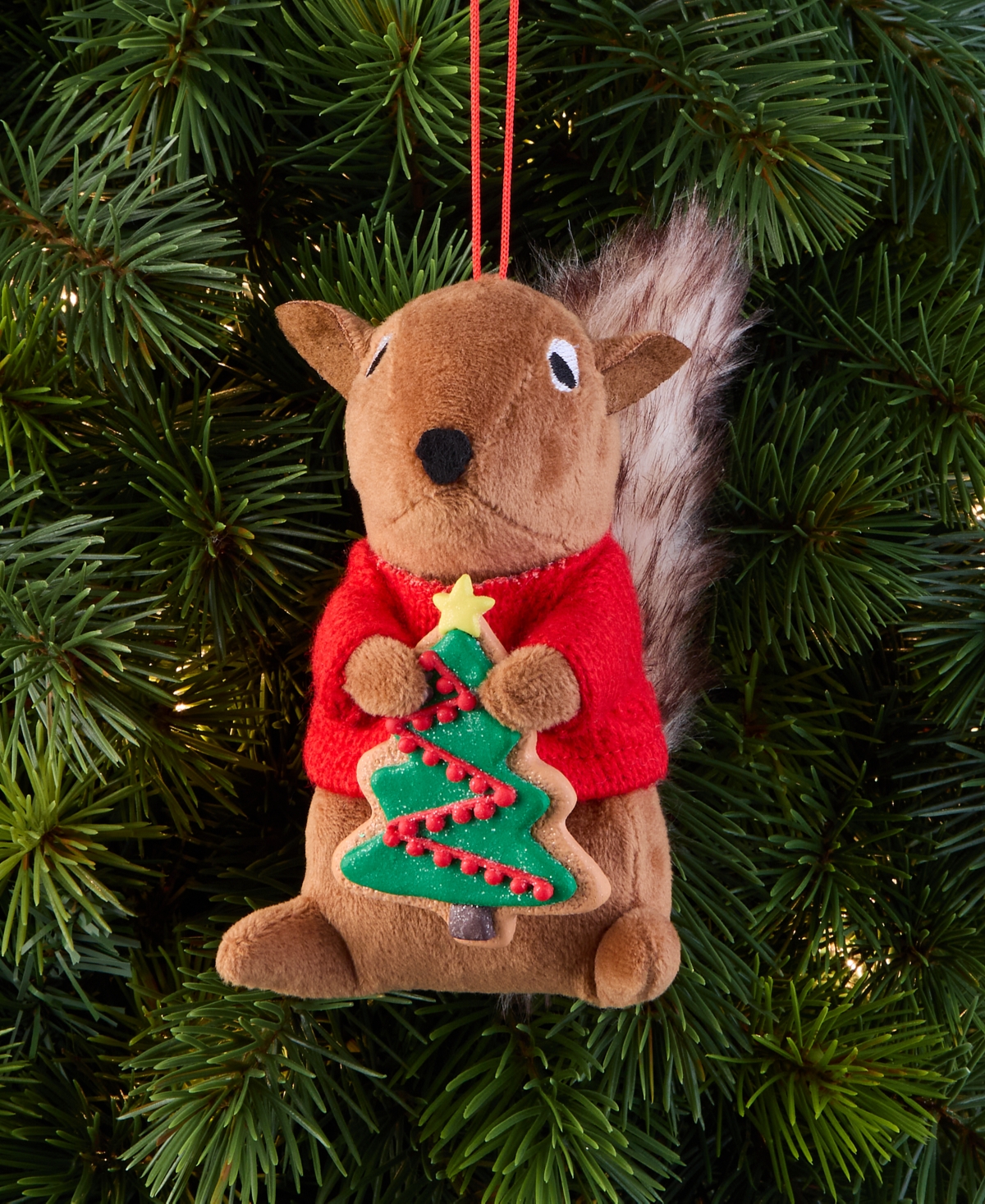 Holiday Lane Tiny Tidings Fabric Chipmunk Ornament, Macy's Exclusive