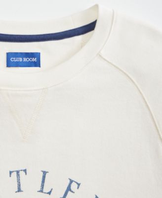 Men's Long-Sleeve Cotton Hound Dog Graphic Sweatshirt, Macy's Exclusive