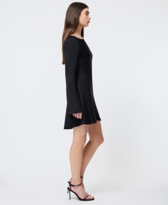 Women's Ennis Satin Long Sleeve Mini Dress