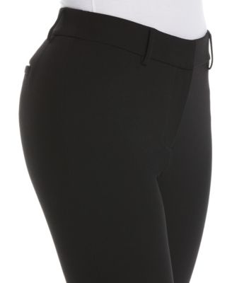 Petite Stretch Pull On Classic Fit Crepe Pants