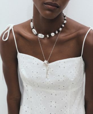 Women's Cutwork Midi Dress