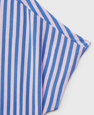 Women's Short Sleeve Striped Shirt