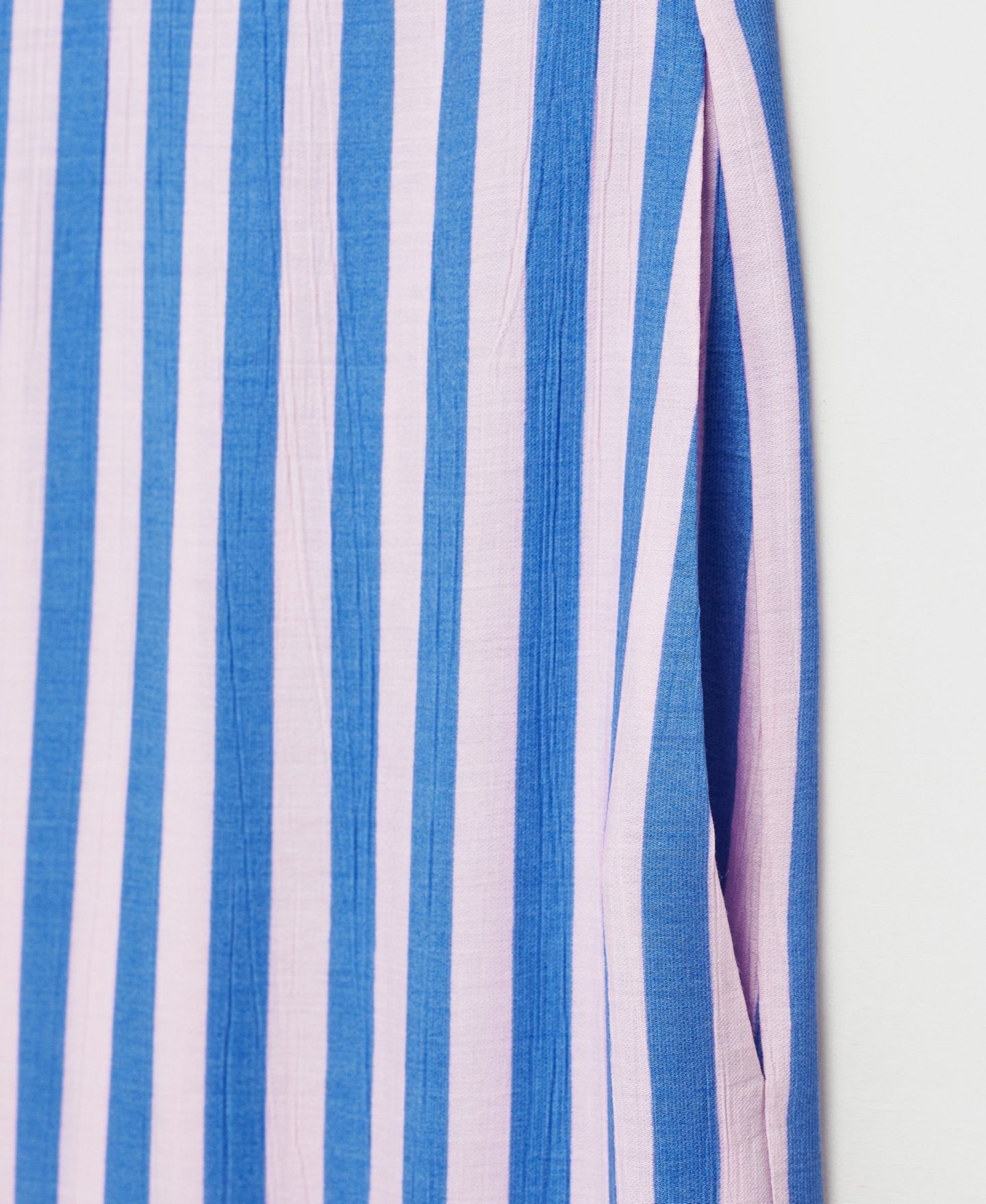 Женские брюки Mango Stripe-Print Straight, цвет: Синий — фото 5