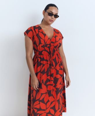 Women's Long Printed Dress