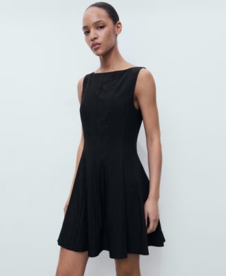 Women's Pleated Short Dress