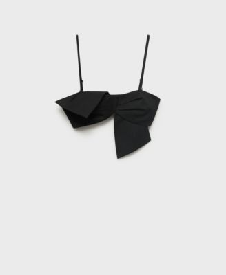 Women's Bow-Design Crop Top