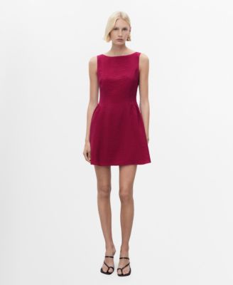 MANGO - Women's Short Flared Dress
