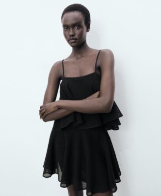 Women's Ruffle Knit Dress