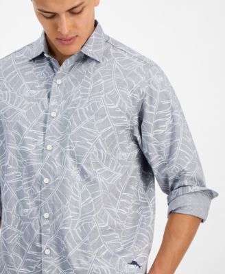 Men's Feather Skies Cotton Chambray Shirt 