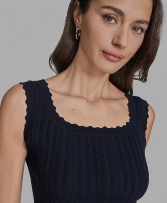 Women's Textured-Knit Tank