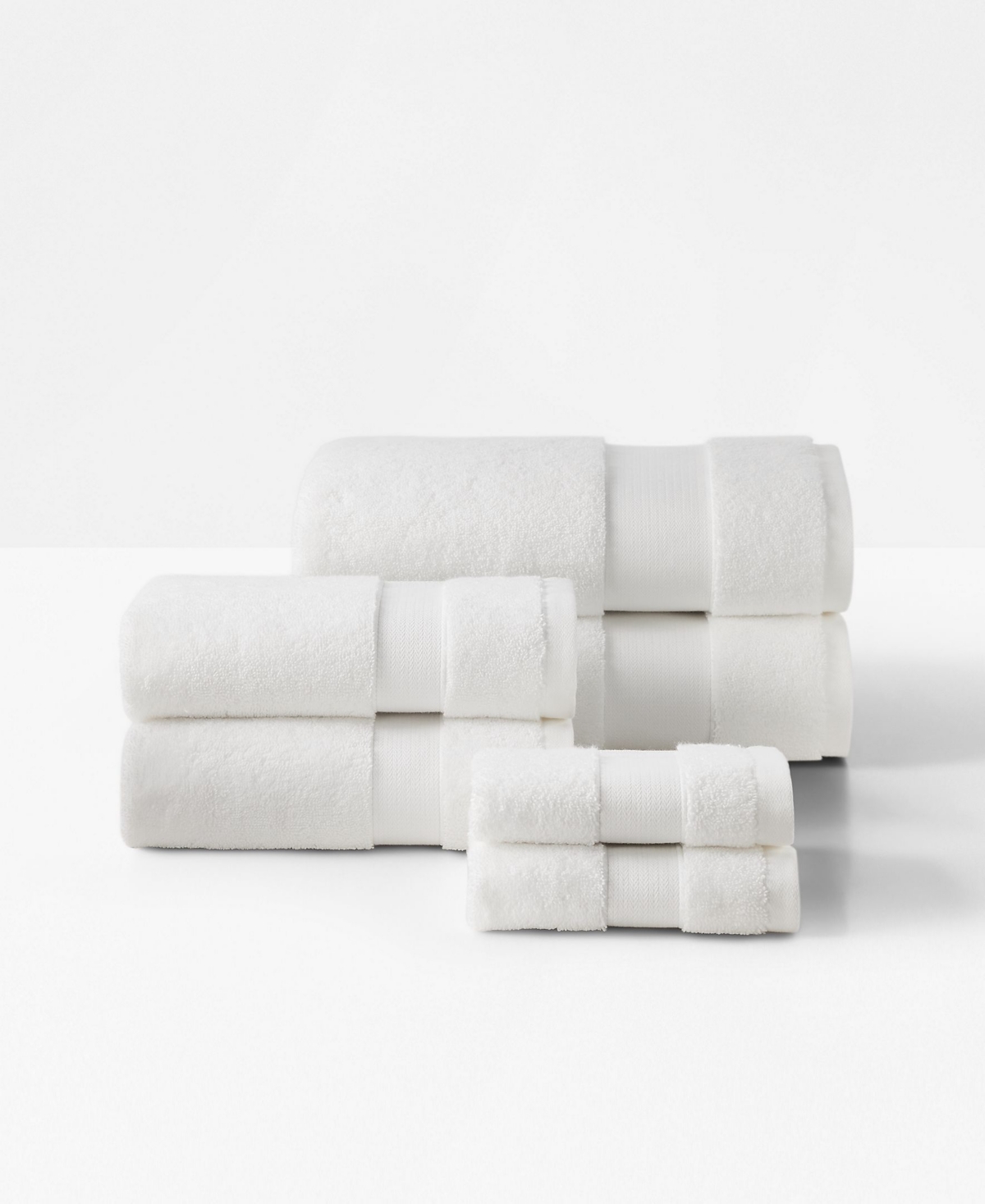 Ralph Lauren Watson Solid Cotton 6-pc. Towel Set In White