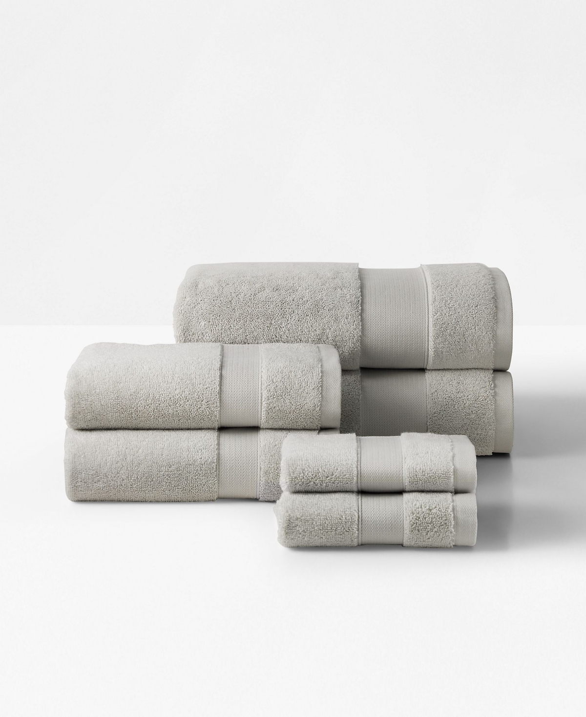 Ralph Lauren Watson Solid Cotton 6-pc. Towel Set In Gray