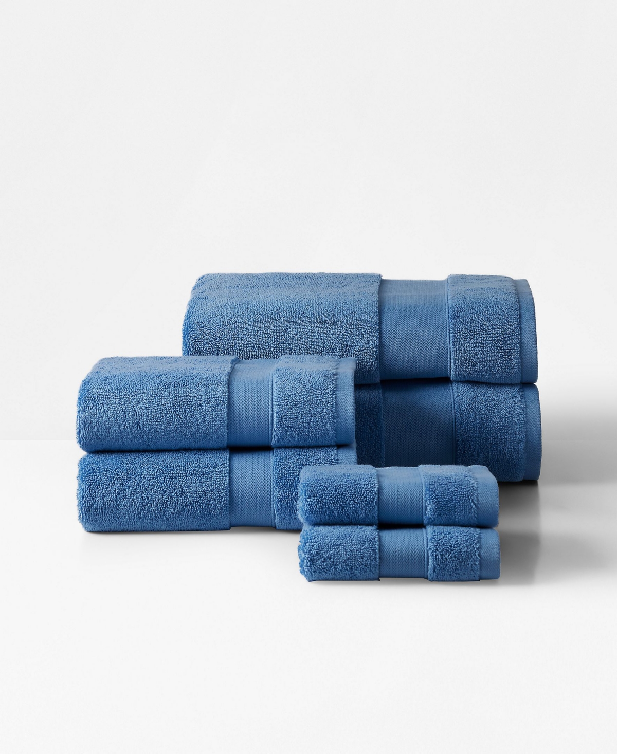 Ralph Lauren Watson Solid Cotton 6-pc. Towel Set In Blue