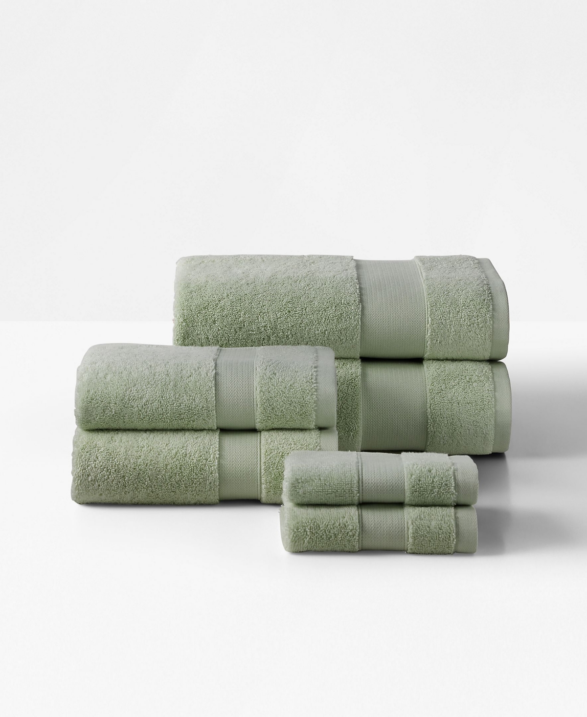 Ralph Lauren Watson Solid Cotton 6-pc. Towel Set In Green