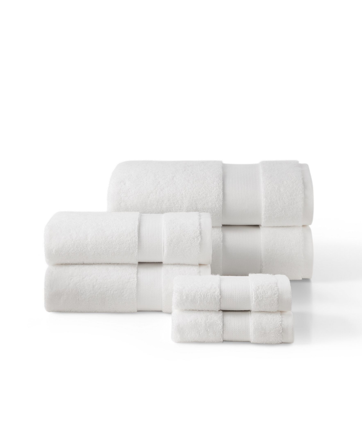 Ralph Lauren Watson Solid Cotton 6-pc. Towel Set In White