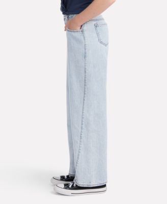 Girls Low-Rise Seamed Baggy Jeans