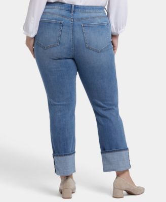 Plus Size Marilyn Straight Leg Jeans