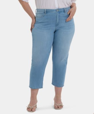 Plus Size Relaxed Piper Crop Jeans