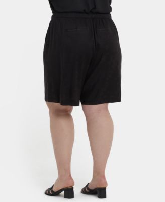 Plus Size Breezy Bermuda Drawstring Shorts