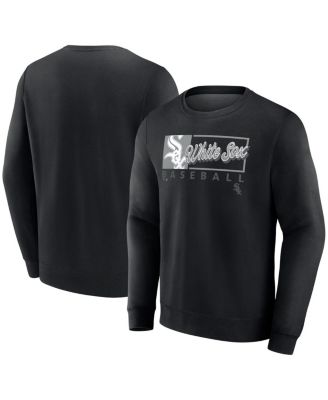Fanatics - Men's Black Chicago White Sox Focus Fleece Pullover Sweatshirt