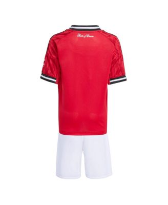 Toddler Red Manchester United 2025/26 Mini Kit