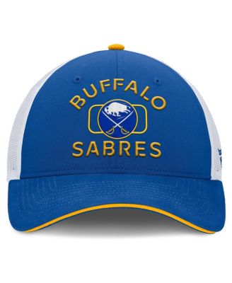 Men's Royal/White Buffalo Sabres Authentic Pro Rink Trucker Hat