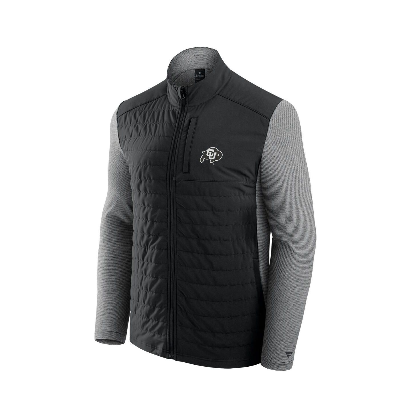 Мужская куртка Fanatics Black Colorado Buffaloes Tonal Primary Logo Full-Zip — фото 2