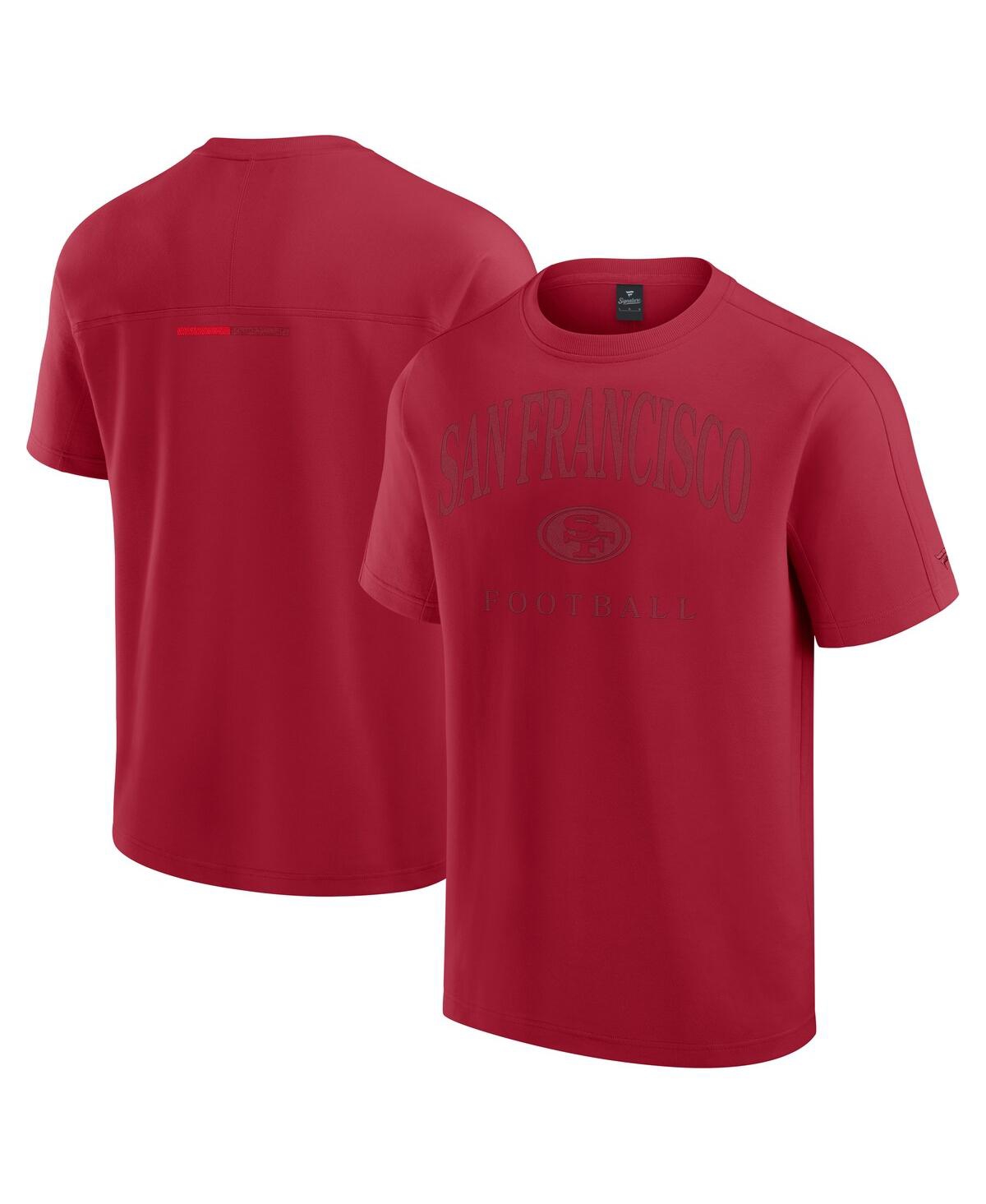 Men's and Women's Scarlet San Francisco 49ers Elements Flex Tri-Blend T-Shirt - Scarlet