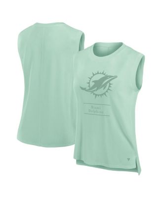 Fanatics - Women's Mint Miami Dolphins Studio Embrace Tank Top
