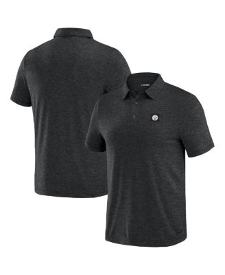 J. Palmer - Men's Black Pittsburgh Steelers Four Down Polo Shirt