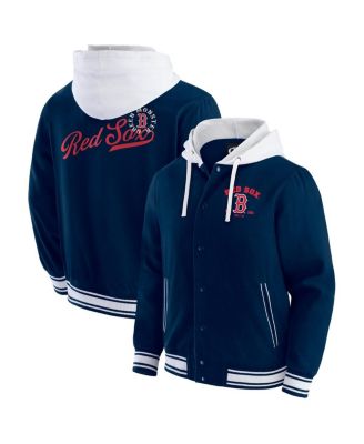 Fanatics - Men's Navy Boston Red Sox Full-Snap Hooded Jacket