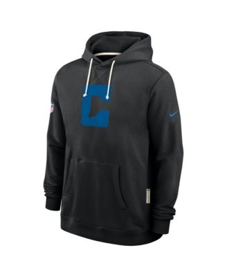 Men's Black Indianapolis Colts Sideline Alt 2 Tight Coverage Performance Pullover Hoodie