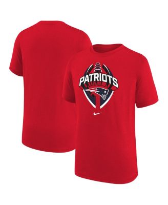 Nike - Big Boys and Girls Red New England Patriots Icon Legend T-Shirt