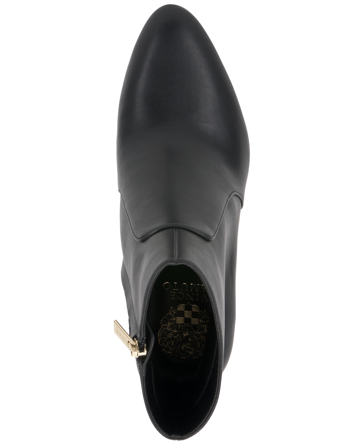 Vince Camuto Greer Almond Toe Bootie In Black