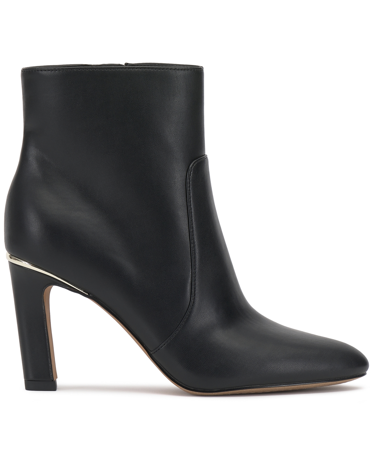 Vince Camuto Greer Almond Toe Bootie In Black