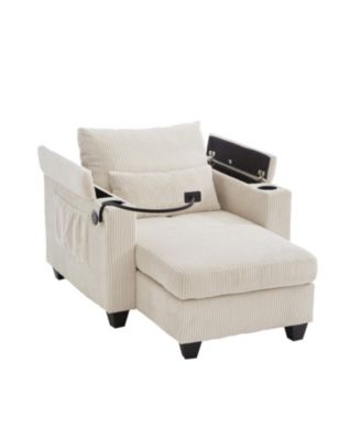 Convertible Sleeper Sofa with USB & Storage