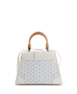 PM Saigon Top Handle Bag Coated Canvas with Leather