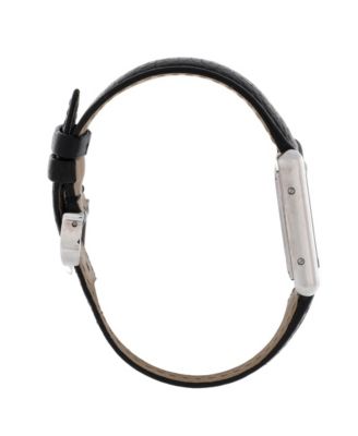 Must de Cartier Tank Quartz Watch in Stainless Steel and Leather 22mm