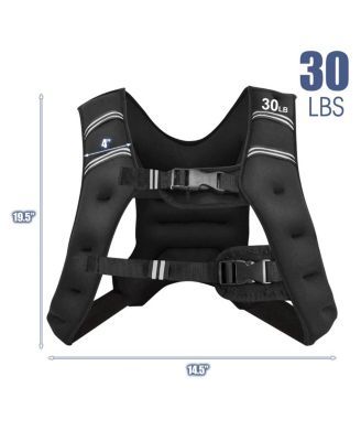 Training Weight Vest Workout Equipment with Adjustable Buckles and Mesh Bag